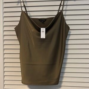 Banana republic Green Fitted Sleeveless Camisole Top